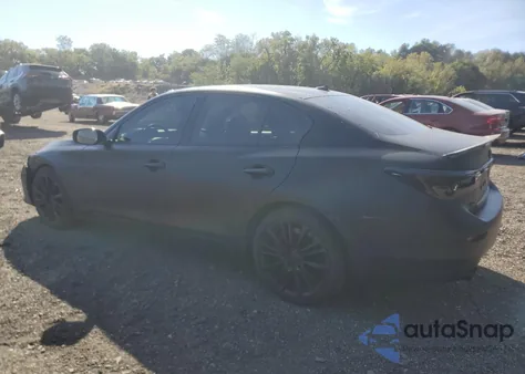 2017 Infiniti Q50 Red Sport 400 z USA, uszkodzony, nr VIN JN1FV7AR9HM870418